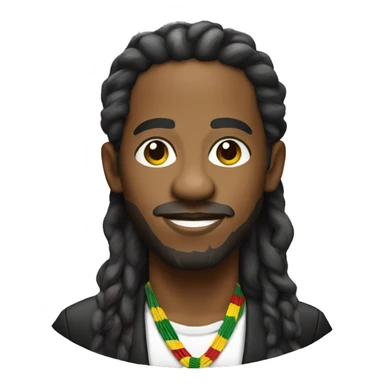 Jamaican reggae music dancer sticker