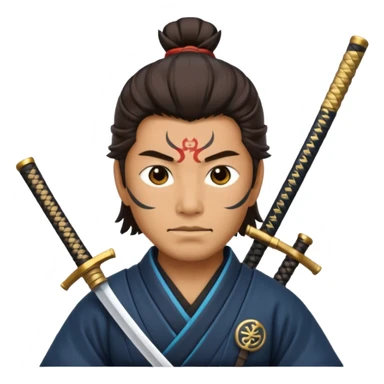 Samurai with Naginata sticker