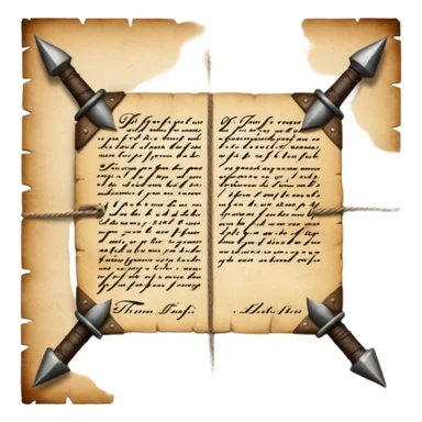 16th century execution letter sticker