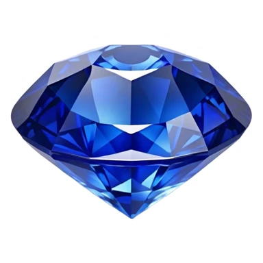 Cinematic Realistic Sapphire Emoji, Deep blue and stunning, with smooth, polished facets that gleam with a vibrant intensity. The deep blue hue reflects light in mesmerizing patterns, and a soft, glowing aura adds to the precious, regal nature of the gemstone. Soft glowing outline, capturing the essence of wisdom and royalty in a dazzling sapphire. sticker