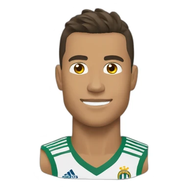 Ronaldo qui fais de cheval sticker