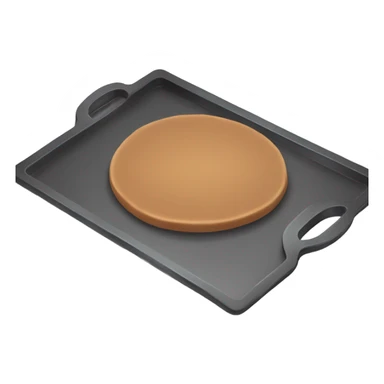 Brown griddle sticker