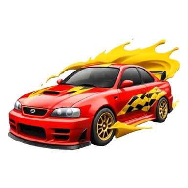 Car drift emoji  sticker