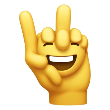 smiley face with middle finger  sticker