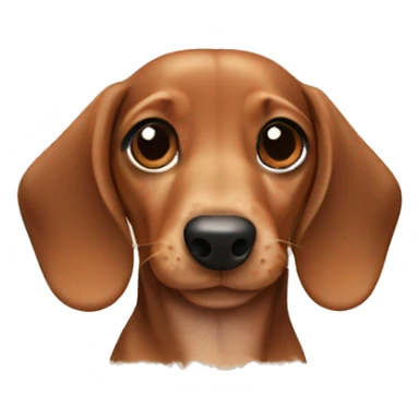 Daschund puppy sticker