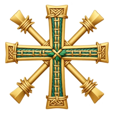 St. Brigid's cross or St. Brigit's cross sticker