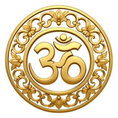 Hindu sign of peace sticker