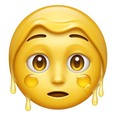 I want the emoji to be dizzy and sweaty and sweaty and transparent with yellow skin color sticker