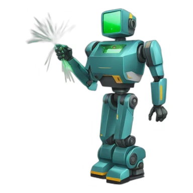 laser robot weeding sticker