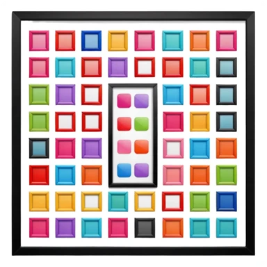 a girly multiple framed photos sticker