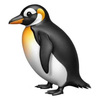 question, penguin sticker