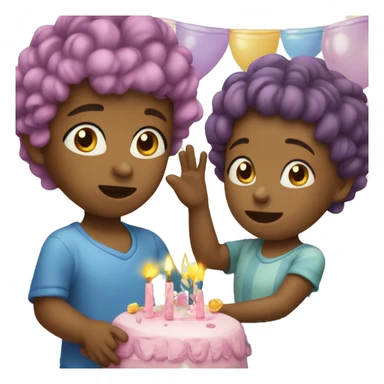 Bebê comemorando aniversário  sticker