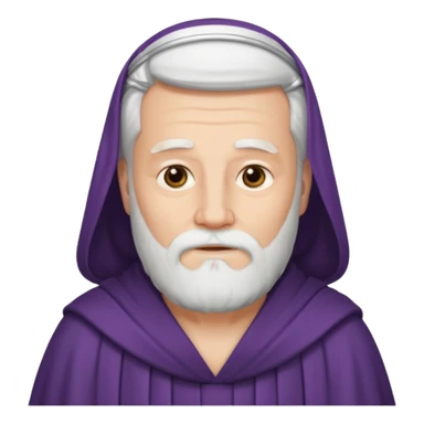 God the Father as a dignified, robed figure with a white beard and peaceful expression sticker