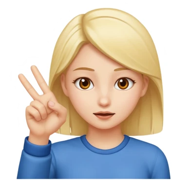 Girl flipping someone off sticker