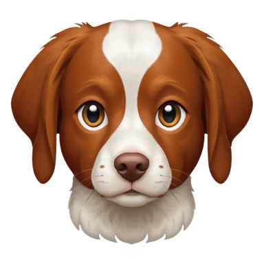 Un chien de chasse, elagneul breton aussis. . sticker