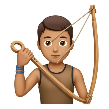 slingshot cartoon sticker