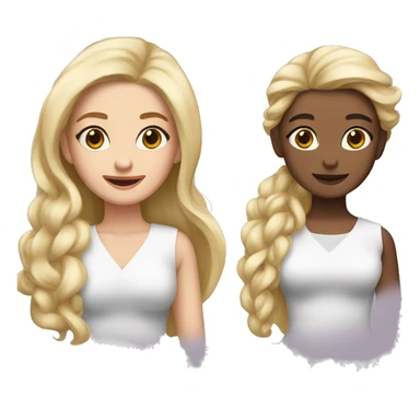 👸🏻👱🏻‍♀️👗 sticker