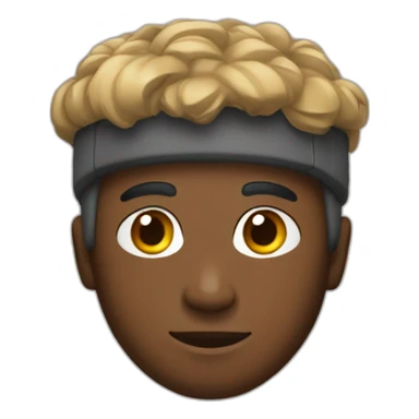 Mercredi adams with a bord on his head sticker