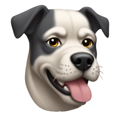 perro musculoso sticker