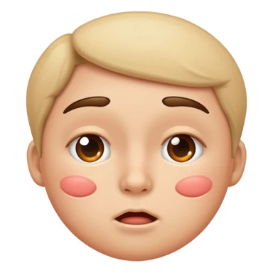 when you're angry in a good way and puff out your cheeks sticker