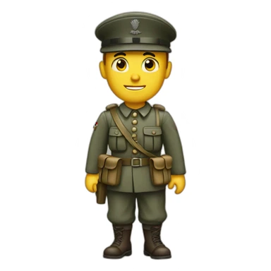 World war two german soldier sticker