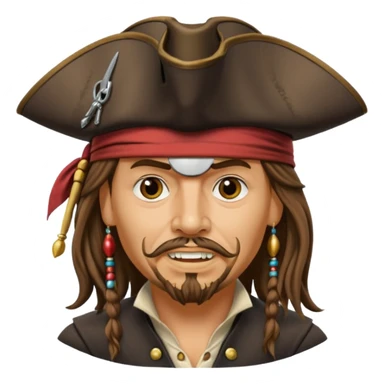 kaptan jack sparrow sticker