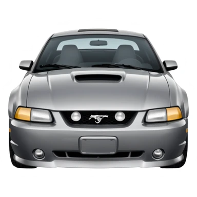 Grey 2003 mustang gt emoji sticker