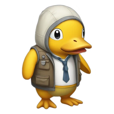 Psyduck outfit therapist sticker