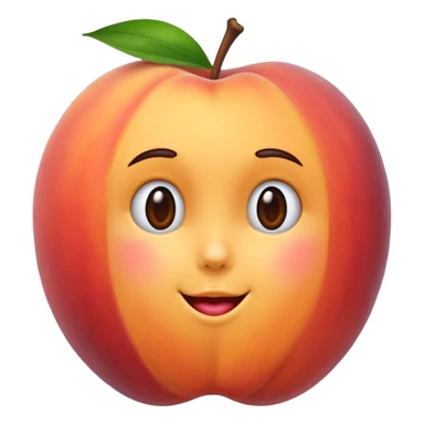 Lovely peaches sticker