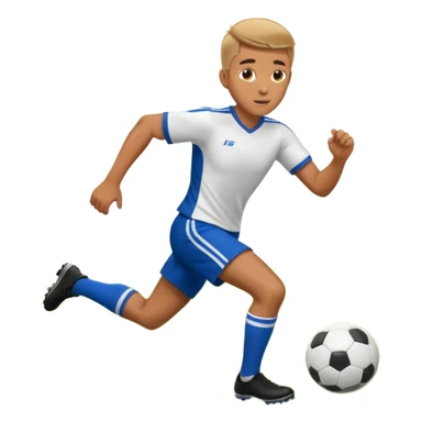 Joueur de foot sticker