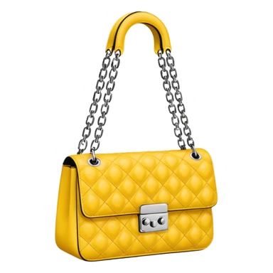 dior yellow bag sticker