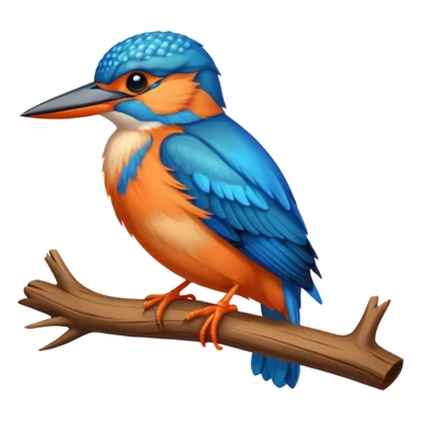 Kingfisher emoji sticker