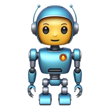 depict the concept of AI in a fun way sticker