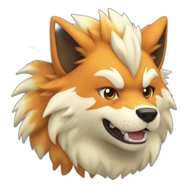 Arcanine sticker