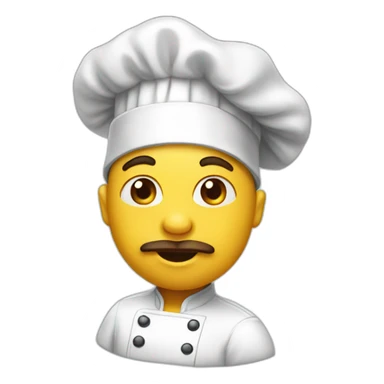 chefs kiss face emoji sticker
