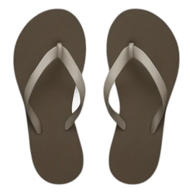 angry faced flip flop sticker