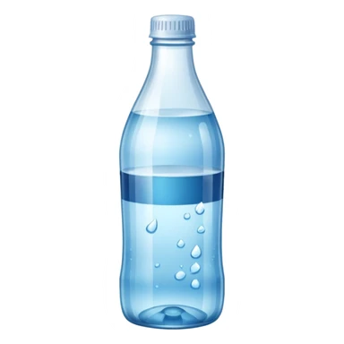 Botella de agua mineral sticker