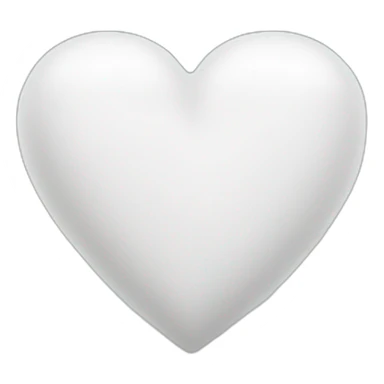 White heart with sparkles sticker
