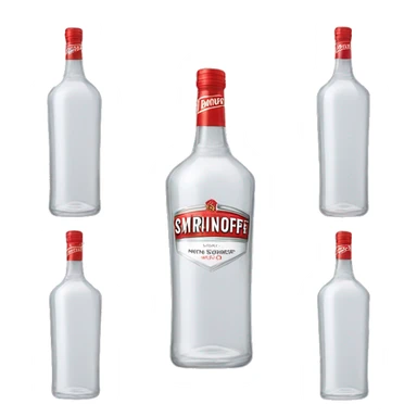 smirnoff vodka bottle sticker