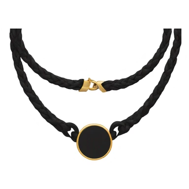 Black choker necklace sticker