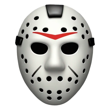 Jason friday the 13th mask sticker