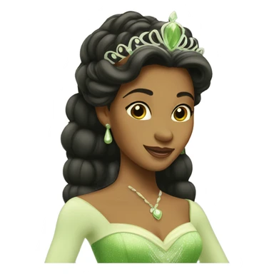 tiana princess sticker