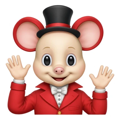 Luís Marques Mendes em figura de Topo Gigio sticker