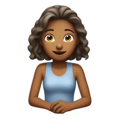 girl farting  sticker