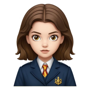 Barbara Palvin as Hermione Granger in ministry of magic sticker