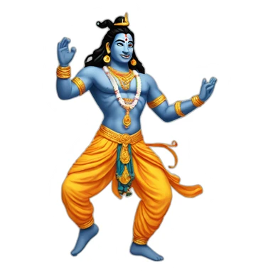 Lord shiva dancing sticker