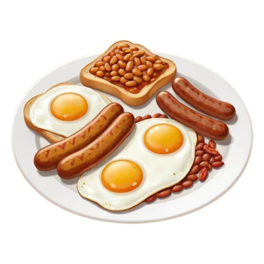 english breakfast sticker