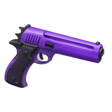 purple Gun sticker