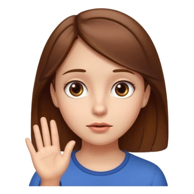 a girl asking how old are you sticker