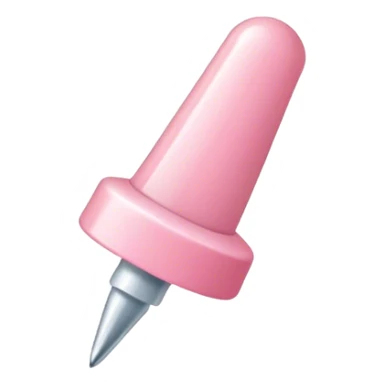 Light Pink push pin sticker